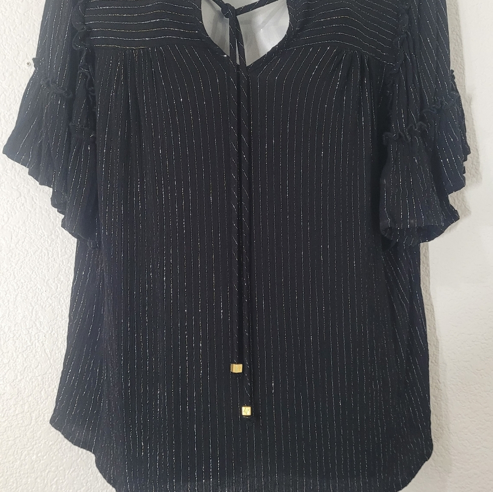 Elegant Black Women's Top